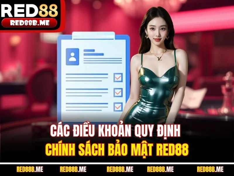 Các điều khoản quy định chính sách bảo mật RED88