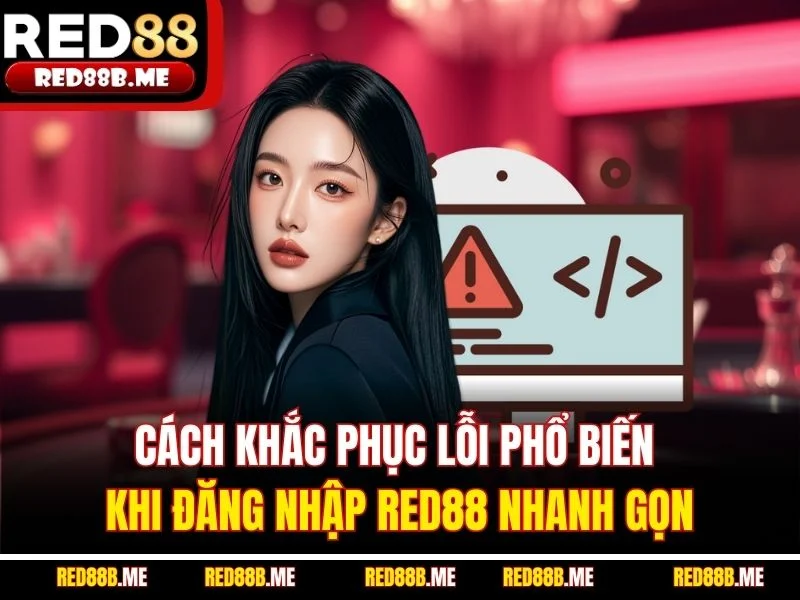 Cách khắc phục lỗi phổ biến khi đăng nhập RED88 nhanh gọn