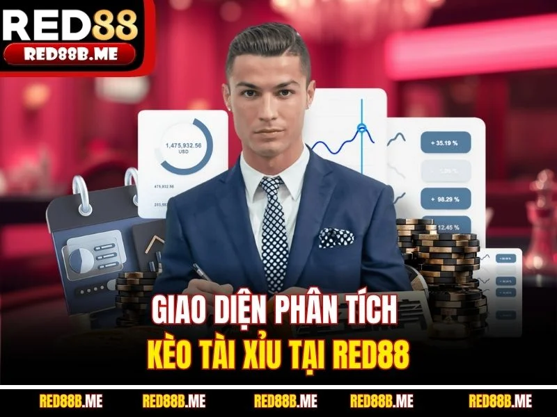 Giao diện phân tích kèo tài xỉu tại RED88