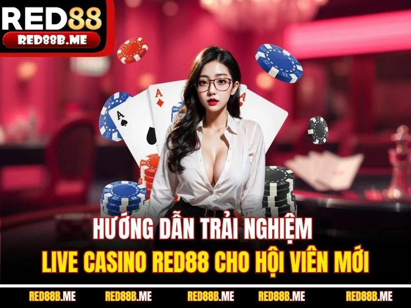 Hướng dẫn trải nghiệm Live Casino RED88 cho hội viên mới