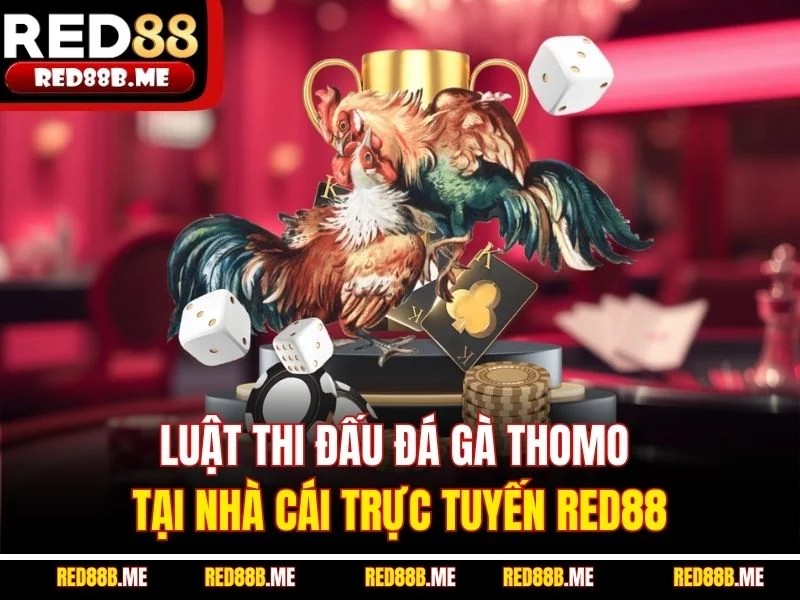 Luật thi đấu đá gà Thomo tại nhà cái trực tuyến RED88