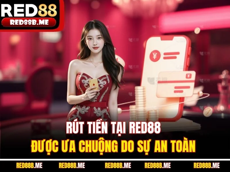 Rút tiền tại RED88 được ưa chuộng do sự an toàn 