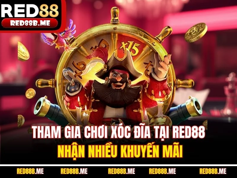 Tham gia chơi xóc đĩa tại RED88 nhận nhiều khuyến mãi